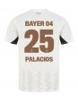 Bayer Leverkusen Exequiel Palacios #25 Venkovní Dres 2024-25 Krátký Rukáv